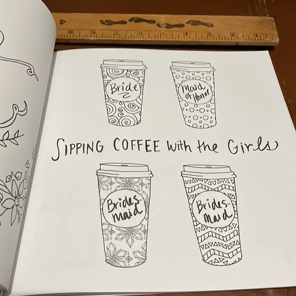 Free w/ 15$+ purchase Color “Me Married” Adult Coloring Book By Maggie Lord - Picture 8 of 9